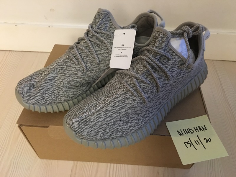DS Adidas Yeezy 350 Boost Moonrock Green Low Size 10 New YZY