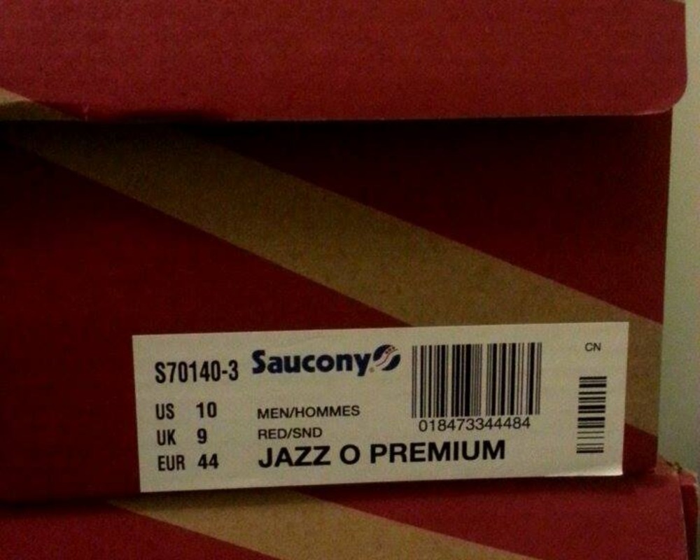 saucony jazz premium red sand