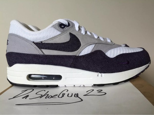 cheap nike air max 1 2013 qs patta purple denim f7177 46bd1 Patta x Air Max 1 Premium 'Purple Denim'