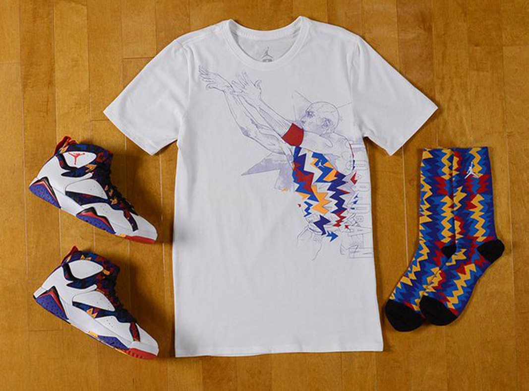 jordan 7 nothing but net shirt