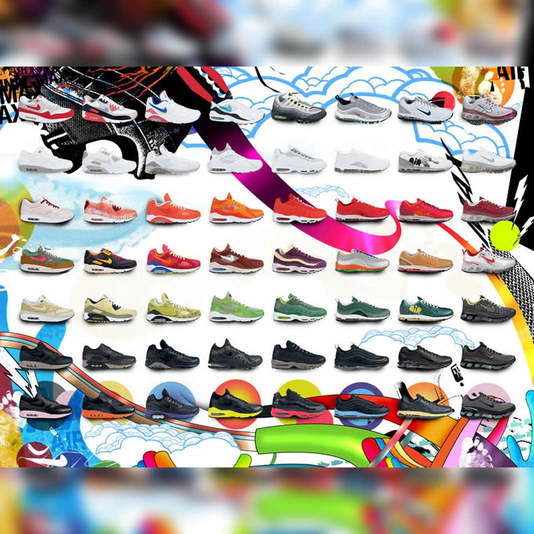 nike air max collection history