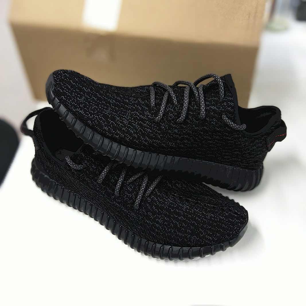 Authentic adidas YEEZY BOOST 350 Pirate Black - real or fake