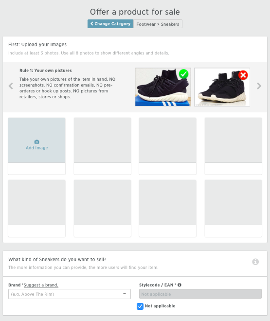 sell your sneakers online