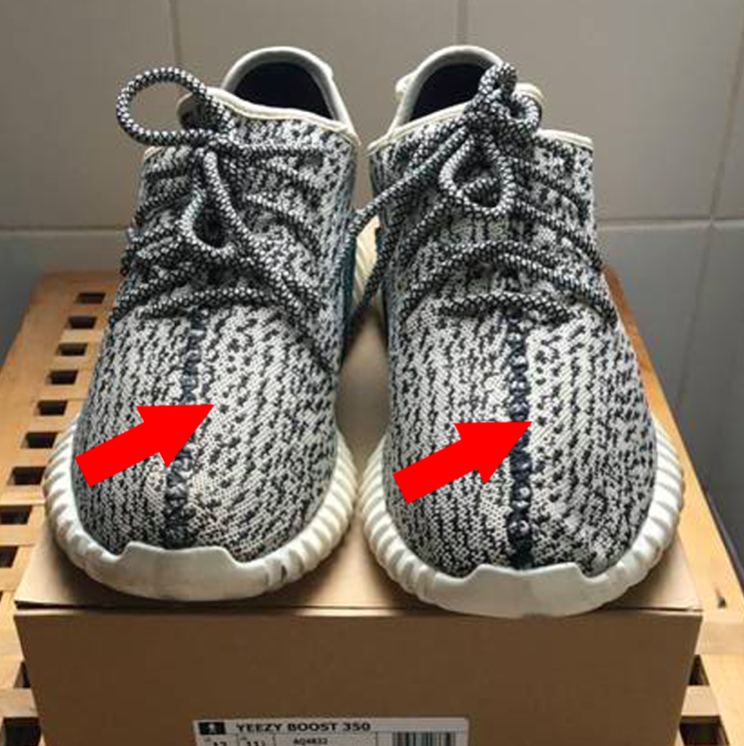 yeezy turtle dove fake for sale