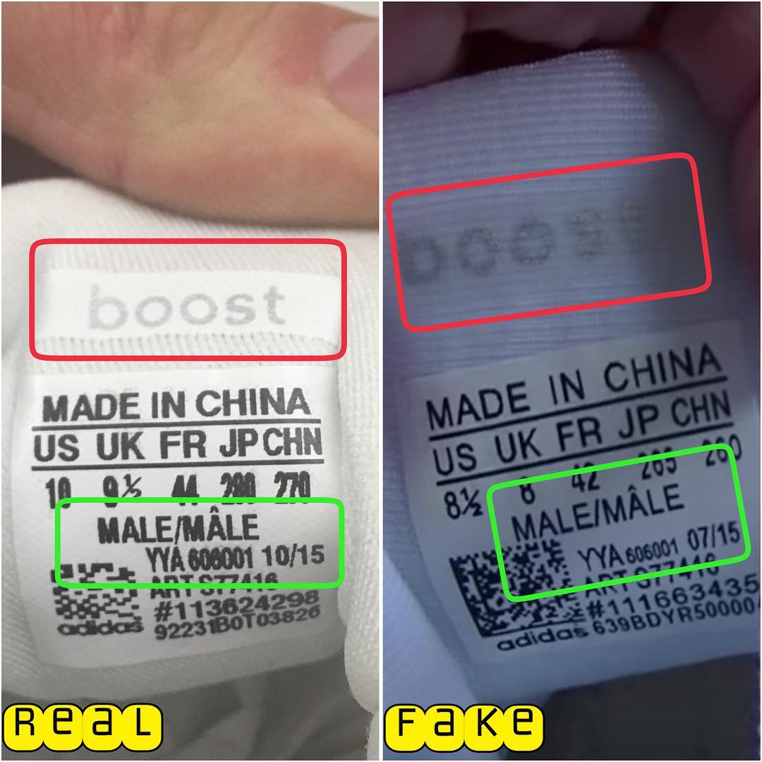 how to tell if ultra boost 4.0 are fake