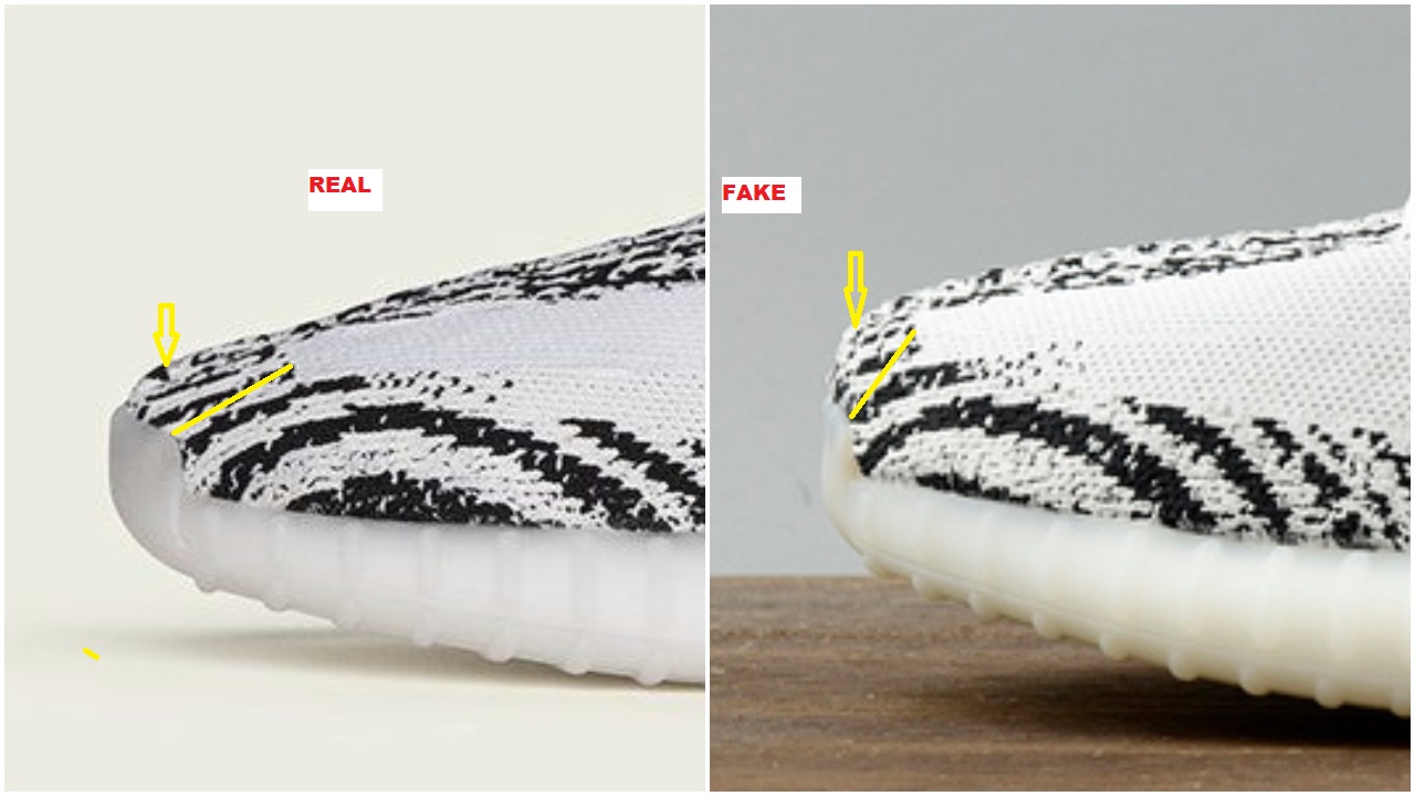 Klekt teaches You How To Spot An Adidas Yeezy V2 &#39;Zebra&#39; Fake