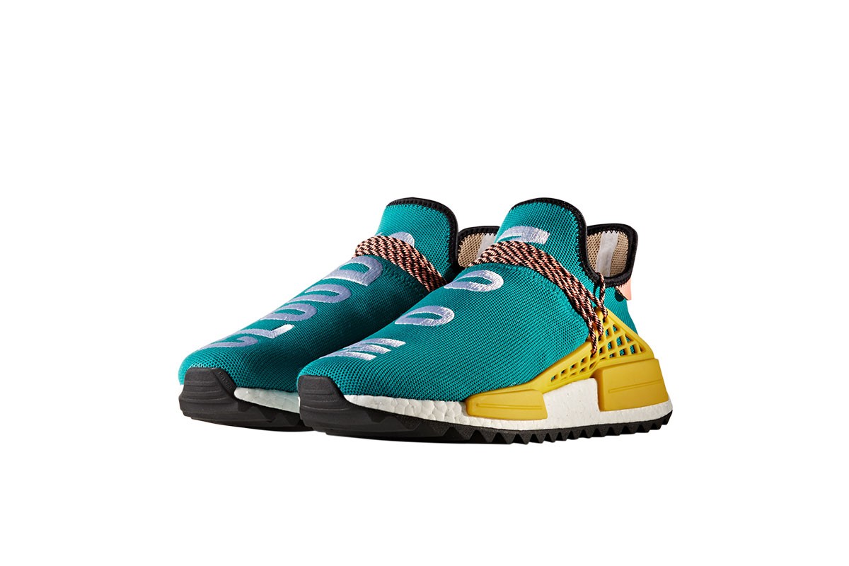 human race yellow and blue